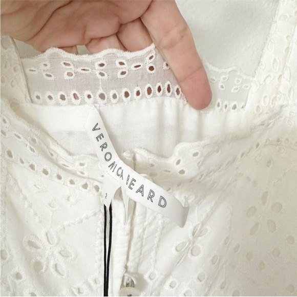 NWT Veronica Beard Aislin Eyelet Maxi Dress - size 2 - Picture 12 of 12